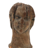 Wonderful Old Carved Figure, Presumed Very Early Bedpost Doll