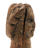 Wonderful Old Carved Figure, Presumed Very Early Bedpost Doll