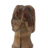 Wonderful Old Carved Figure, Presumed Very Early Bedpost Doll
