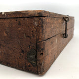 Irvin Augur Bit Company Wooden Box with Center Stem Bits