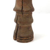 Wonderful Old Carved Figure, Presumed Very Early Bedpost Doll