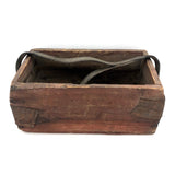 Beautiful Old Farrier's Box with Iron Corner Reinforcements