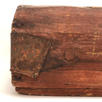 Beautiful Old Farrier's Box with Iron Corner Reinforcements