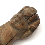 Wonderful Old Carved Figure, Presumed Very Early Bedpost Doll