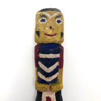 Hand-carved Polychrome Vintage Wooden Kachina Doll