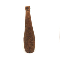 Hand-carved Old Pine Weighted Pin (Knock Down? or Juggling Pin?)