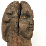 Wonderful Old Carved Figure, Presumed Very Early Bedpost Doll