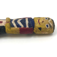 Hand-carved Polychrome Vintage Wooden Kachina Doll