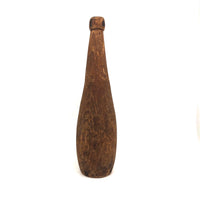 Hand-carved Old Pine Weighted Pin (Knock Down? or Juggling Pin?)