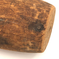Hand-carved Old Pine Weighted Pin (Knock Down? or Juggling Pin?)
