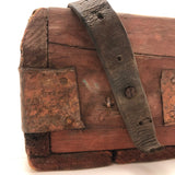 Beautiful Old Farrier's Box with Iron Corner Reinforcements