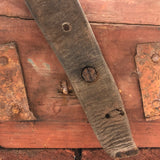 Beautiful Old Farrier's Box with Iron Corner Reinforcements