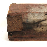 Beautiful Old Farrier's Box with Iron Corner Reinforcements