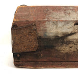 Beautiful Old Farrier's Box with Iron Corner Reinforcements