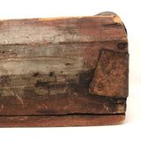 Beautiful Old Farrier's Box with Iron Corner Reinforcements