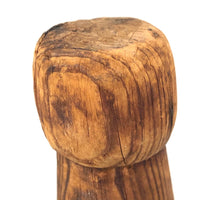 Hand-carved Old Pine Weighted Pin (Knock Down? or Juggling Pin?)