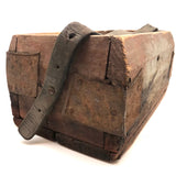 Beautiful Old Farrier's Box with Iron Corner Reinforcements