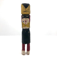 Hand-carved Polychrome Vintage Wooden Kachina Doll