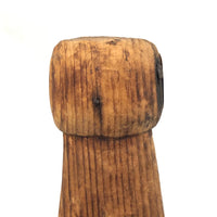 Hand-carved Old Pine Weighted Pin (Knock Down? or Juggling Pin?)