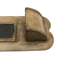 Fabulous 1905 Signed Hanging Match Holder with Striking Paper