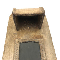 Fabulous 1905 Signed Hanging Match Holder with Striking Paper