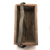 Beautiful Old Farrier's Box with Iron Corner Reinforcements