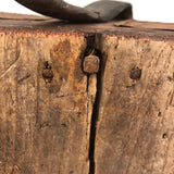 Beautiful Old Farrier's Box with Iron Corner Reinforcements