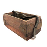 Beautiful Old Farrier's Box with Iron Corner Reinforcements