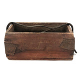 Beautiful Old Farrier's Box with Iron Corner Reinforcements