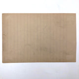 Kissing Couple,  Mid-Late 1800s' Colored Ink Folk Art Drawing by Wayne B. Blouch, Lancaster, PA