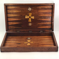 Bone Inlay Beautiful Handmade Wooden Backgammon Board