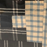 19th Century Piecework Block in Lemon Gold Frame