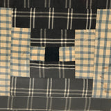 19th Century Piecework Block in Lemon Gold Frame