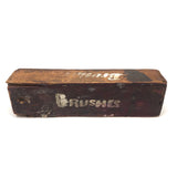 SOLD Aptly Painterly Old Slide Top Brushes Box Red Paint
