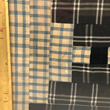 19th Century Piecework Block in Lemon Gold Frame