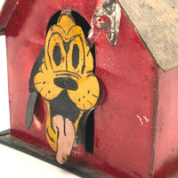 Early Hand-painted Goofy Tin Coin Bank