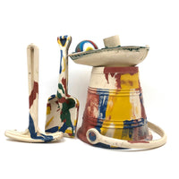 Apex Tire and Rubber Co. 1950s Pail, Shovel, Rake, Boat and Ball