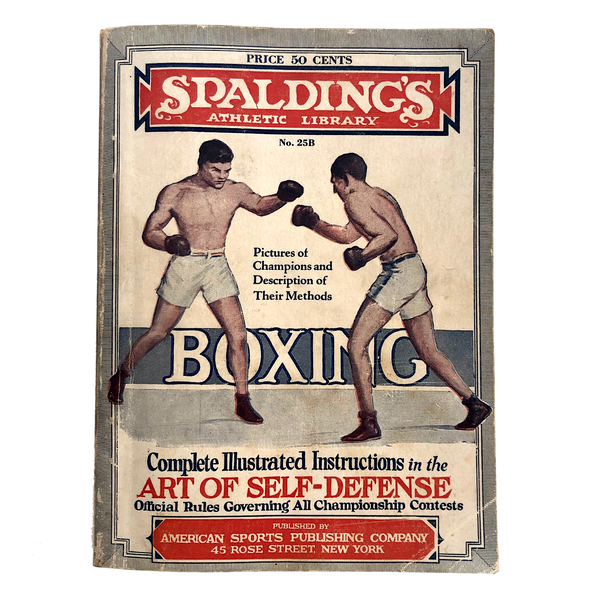 Spalding's Athletic Library 1929 Boxing Illustrated Instruction Guide