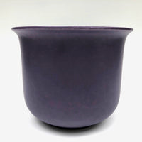 Matte Blue Glazed German Ceramic Planter