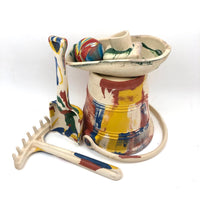 Apex Tire and Rubber Co. 1950s Pail, Shovel, Rake, Boat and Ball