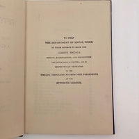 Fifty Social Evenings by Annie E. Smiley - First Edition, 1894
