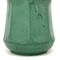 Lovely Matte Green Glazed Early Zanesville Arts and Crafts Vase
