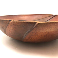 Large Clouds and Mountains, Beautiful Studio Pottery Bowl Signed R. Shannen