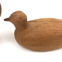 Two Sweet Carved Birds