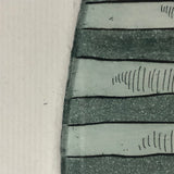 Vintage Etching of Architectural Structure with Fence and Wall presumed to be by Michael Leininger