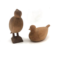 Two Sweet Carved Birds