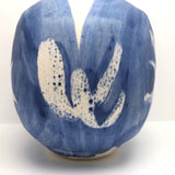 Gorgeous Blue and White Presumed Mid Century Danish Faience Vase