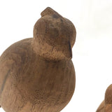 Two Sweet Carved Birds