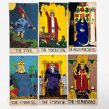 Gouache on Board Oversized Rider-Waite Inspired Handmade Tarot Cards