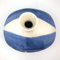 Gorgeous Blue and White Presumed Mid Century Danish Faience Vase